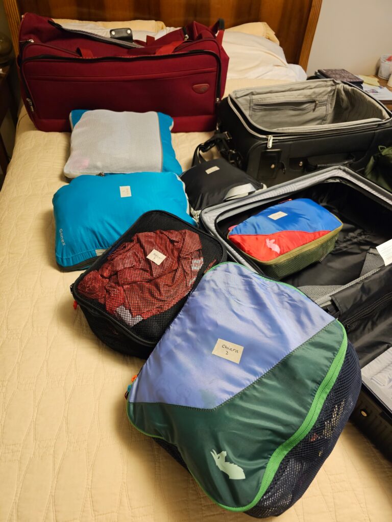 Packing for a big trip