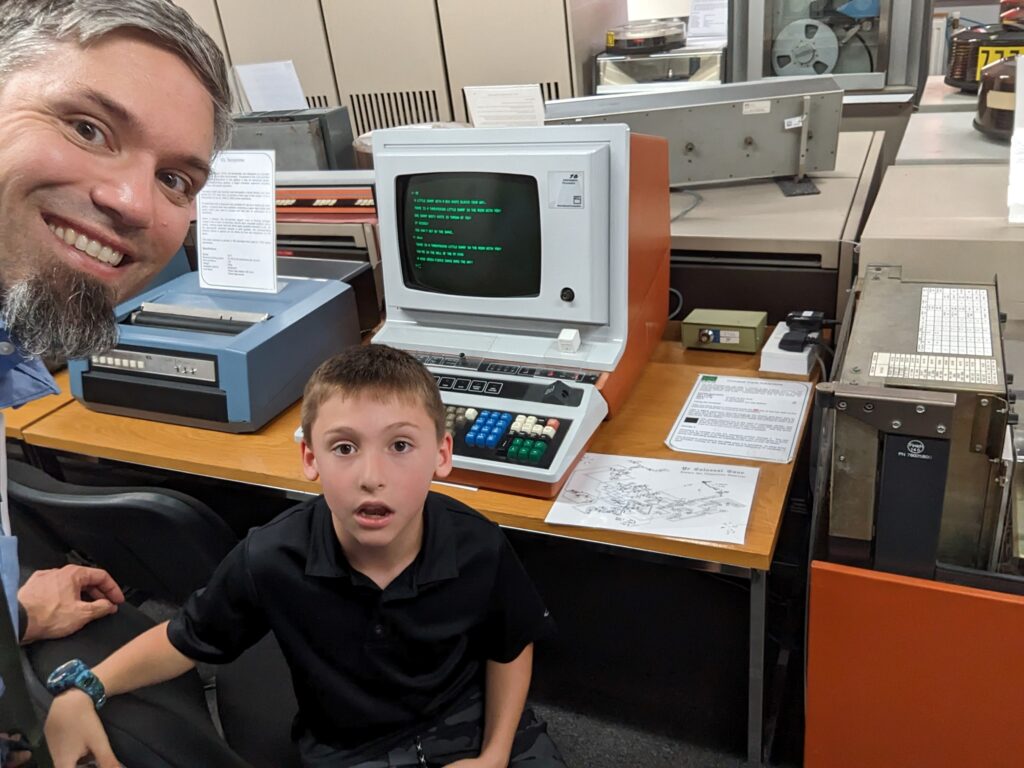 Colossal Cave  - Text computer game - visiting bletchley park